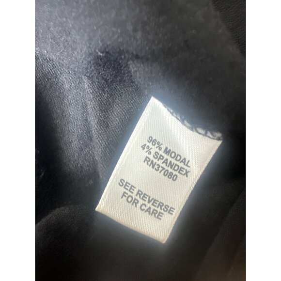 Apt. 9 & Cato Womens Short Sleeve T-Shirts M Cotton Blend Black & Aqua Lot of 2 - Picture 9 of 13